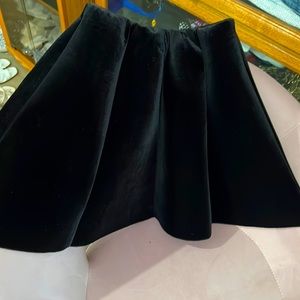 ASOS velour/ scuba on the inside mini circle skirt